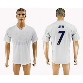 Real Madrid #7 Rual Marine Environmental Protection Home Soccer Club Jersey
