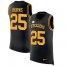Nike Pittsburgh Steelers #25 Artie Burns Black Team Color Mens Stitched NFL Limited Rush Tank Top Jersey