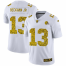 Cleveland Browns #13 Odell Beckham Jr. Mens Nike Flocked Leopard Print Vapor Limited NFL Jersey White