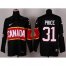 Olympic 2014 CA. #31 Carey Price Black Stitched NHL Jersey