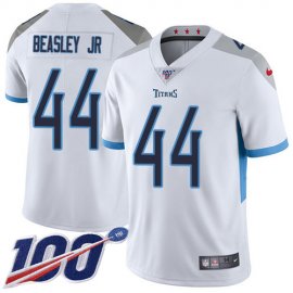 Nike Tennessee Titans #44 Vic Beasley Jr White Youth Stitched NFL 100th Season Vapor Untouchable Limited Jersey