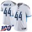 Nike Tennessee Titans #44 Vic Beasley Jr White Youth Stitched NFL 100th Season Vapor Untouchable Limited Jersey