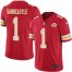 Nike Kansas City Chiefs #1 Leon Sandcastle Red Team Color Mens Stitched NFL Vapor Untouchable Limited Jersey