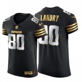 Cleveland Browns #80 Jarvis Landry Mens Nike Black Edition Vapor Untouchable Elite NFL Jersey