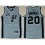 San Antonio Spurs 20 Manu Ginobili Grey Revolution 30 Swingman NBA Jerseys Cheap