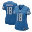 Nike Detroit Lions #18 Geronimo Allison Light Blue Team Color Womens Stitched NFL Elite Jersey