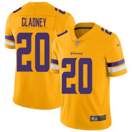 Nike Minnesota Vikings #20 Jeff Gladney Gold Youth Stitched NFL Limited Inverted Legend Jersey