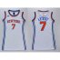 Womens Knicks #7 Carmelo Anthony White Dress Stitched NBA Jersey