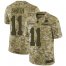 Nike Washington Football Team #11 Alex Smith Camo Mens Stitched NFL Limited 2018 Salute To Service Jersey