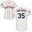 Houston Astros #35 Justin Verlander White Home 2019 World Series Bound Womens Stitched MLB Jersey