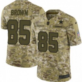 Nike Dallas Cowboys #85 Noah Brown Camo Mens Stitched NFL Limited 2018 Salute To Service Jersey