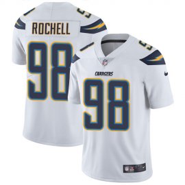 Nike Los Angeles Chargers #98 Isaac Rochell White Mens Stitched NFL Vapor Untouchable Limited Jersey
