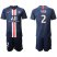Paris Saint-Germain #2 T.Silva Home Soccer Club Jersey