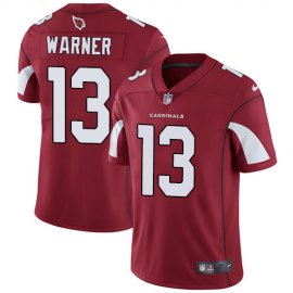Nike Arizona Cardinals #13 Kurt Warner Red Team Color Mens Stitched NFL Vapor Untouchable Limited Jersey