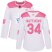 Adidas Toronto Maple Leafs #34 Auston Matthews White/Pink Authentic Fashion Womens Stitched NHL Jersey