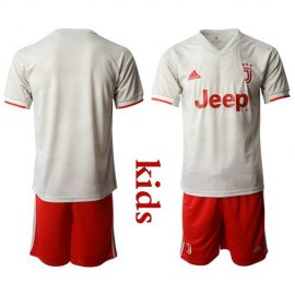 Juventus Blank Away Kid Soccer Club Jersey