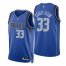 Nike Dallas Mavericks #33 Willie Cauley-Stein Blue Mens 2021-22 NBA 75th Anniversary Diamond Swingman Jersey – Icon Edition Mens