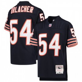 Youth Chicago Chicago Bears #54 Brian Urlacher Mitchell & Ness Navy 2001 Legacy Retired Player Jersey
