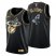Miami Miami Heat #4 Victor Oladipo Mens Golden Edition Diamond Logo 2021/22 Swingman Jersey – Black Mens