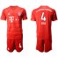 Bayern Munchen #4 Sule Home Soccer Club Jersey