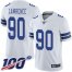 Nike Dallas Cowboys #90 Demarcus Lawrence White Mens Stitched NFL 100th Season Vapor Limited Jersey
