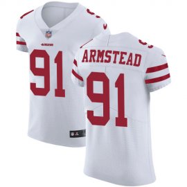 Nike San Francisco 49ers #91 Arik Armstead White Mens Stitched NFL Vapor Untouchable Elite Jersey