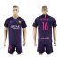Barcelona #16 Montana Away Soccer Club Jersey