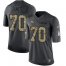 Nike Denver Broncos #70 JaWuan James Black Mens Stitched NFL Limited 2016 Salute to Service Jersey