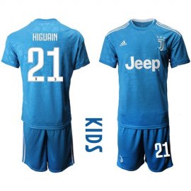 Juventus #21 Higuain Third Kid Soccer Club Jersey