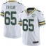 Nike Green Bay Packers #65 Lane Taylor White Mens 100th Season Stitched NFL Vapor Untouchable Limited Jersey