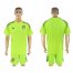 Belgium Fluorescent Green Goalkeeper 2018 FIFA World Cup Soccer Jersey
