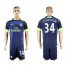 Arsenal #34 Coquelin Sec Away Soccer Club Jersey