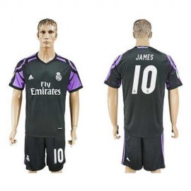 Real Madrid #10 James Sec Away Soccer Club Jersey