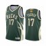 Milwaukee Milwaukee Bucks #17 P. J. Tucker Mens 2021 NBA Finals Bound Swingman Earned Edition Jersey Green Mens