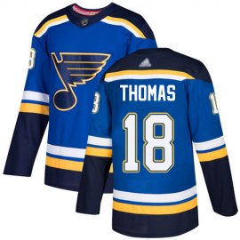 Adidas St. Louis Blues #18 Robert Thomas Blue Home Authentic Stitched NHL Jersey