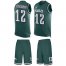 Nike Philadelphia Eagles #12 Randall Cunningham Midnight Green Team Color Mens Stitched NFL Limited Tank Top Suit Jersey