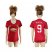 Womens Manchester United #9 Martial Red Home Soccer Club Jersey