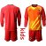 France Blank Red Goalkeeper Long Sleeves Kid Soccer Country Jersey