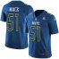 Nike Atlanta Falcons #51 Alex Mack Navy Mens Stitched NFL Limited NFC 2017 Pro Bowl Jersey