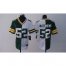 Nike Green Bay Packers #52 Clay Matthews Green/White Womens Stitched NFL Elite Split Jersey