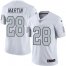 Nike Las Vegas Raiders #28 Doug Martin White Mens Stitched NFL Limited Rush Jersey