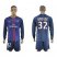 Paris Saint-Germain #32 David Luiz Home Long Sleeves Soccer Club Jersey