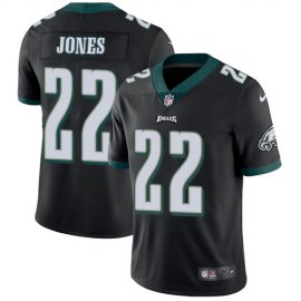 Nike Philadelphia Eagles #22 Sidney Jones Black Alternate Mens Stitched NFL Vapor Untouchable Limited Jersey