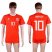 Wales #10 Ramsey Red Home Soccer Club Jersey