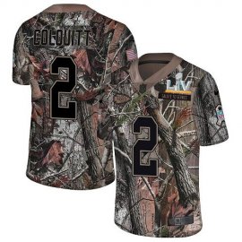 Nike Kansas City Chiefs #2 Dustin Colquitt Camo Mens Super Bowl LV Bound Stitched NFL Limited Rush Realtree Jersey