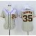 San Francisco Giants #35 Brandon Crawford Grey Womens Road 2 Stitched MLB Jersey
