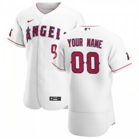Los Angeles Angels Custom Mens Nike White Home 2020 Authentic Player MLB Jersey