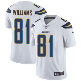 Nike Los Angeles Chargers #81 Mike Williams White Youth Stitched NFL Vapor Untouchable Limited Jersey