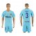 Barcelona #3 Pique Away Soccer Club Jersey