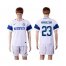 Inter Milan #23 Ranocchia White Away Soccer Club Jersey